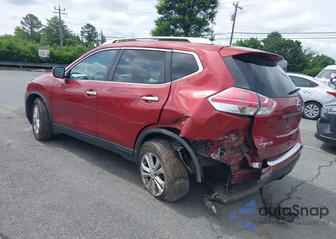 2016 Nissan Rogue S/Sl/Sv z USA, uszkodzony, nr VIN KNMAT2MV2GP672706